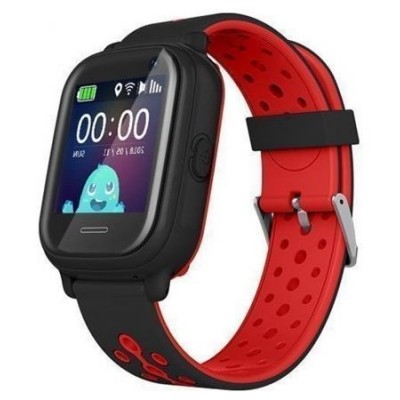 SMARTWATCH KIDS ALLO LOCALIZADOR GPS NEGRO/ROJO LEOTEC (Espera 4 dias)