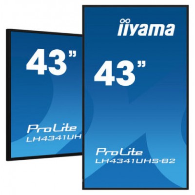 iiyama LH4341UHS-B2 pantalla de señalización 108 cm (42.5") LCD 500 cd / m² 4K Ultra HD Procesador incorporado Android 8.0 18/7 (Espera 4 dias)