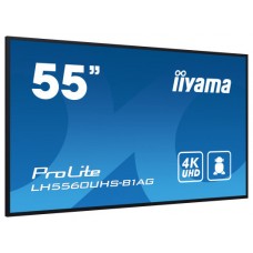 iiyama PROLITE Pizarra de caballete digital 139,7 cm (55") LED Wifi 500 cd / m² 4K Ultra HD Negro Procesador incorporado Android 11 24/7 (Espera 4 dias)