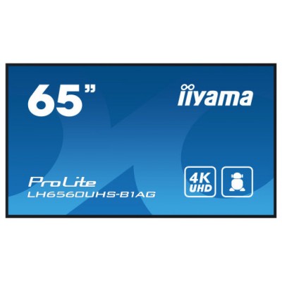 iiyama PROLITE Pizarra de caballete digital 165,1 cm (65") LED Wifi 500 cd / m² 4K Ultra HD Negro Procesador incorporado Android 11 24/7 (Espera 4 dias)