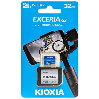 MICRO SD KIOXIA 32GB EXCERIA G2 U3 V30