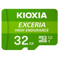 MICRO SD KIOXIA 32GB EXCERIA HIGH ENDURANCE UHS-I C10 R98 CON ADAPTADOR