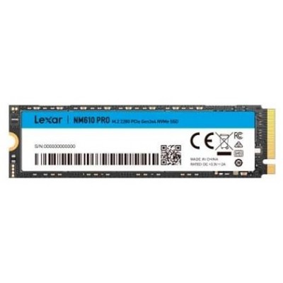 Lexar NM610 PRO. SDD, capacidad: 500 GB, Factor