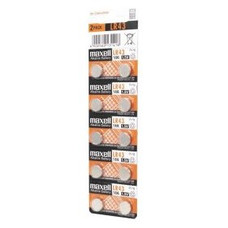 PILAS LR43 MAXELL LR0043-B10 1.5V BLISTER 10 UNIDADES PILAS LR43 MAXELL LR0043-B10 1.5V BLISTER 10 UNIDADES