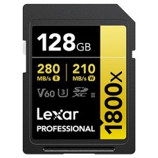 Lexar Professional 1800x 128 GB SDXC UHS-II Clase 10 (Espera 4 dias)
