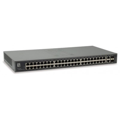 SWITCH LEVEL ONE 50-Port Fast Ethernet Switch, 2 x