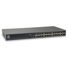 SWITCH GESTIONABLE LEVELONE L3 GEP-2682 26P 24xGb PoE