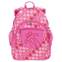 MOCHILA CRAYOLES REFUERZO CAUCHO+BOLSILLOS ROSA/CORAZONES TOTTO MA04ECO029-1710N-1I3 (Espera 4 dias)