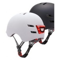 Casco Youin Homologado Color Blanco Talla M Con Led