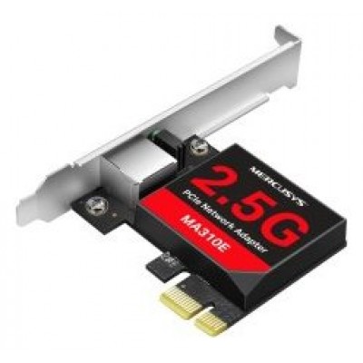 TARJETA DE RED PCIe 2.5Gbps MERCUSYS MA310E INCLUYE TARJETA DE RED PCIe 2.5Gbps MERCUSYS MA310E INCLUYE