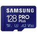 MEMORIA SD MICRO 128GB SAMSUNG SDXC PRO PLUS CLASE 10