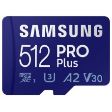 MEMORIA SD MICRO 512GB SAMSUNG SDXC PRO PLUS CLASE 10