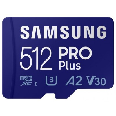 MEMORIA SD MICRO 512GB SAMSUNG SDXC PRO PLUS CLASE 10