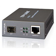 CONVERTIDOR FIBRA TP-LINK MC220L RJ45 GIGA A RANURA SFP GIGA MiniGBIC MONTAJE EN CHASIS (Espera 4 dias)