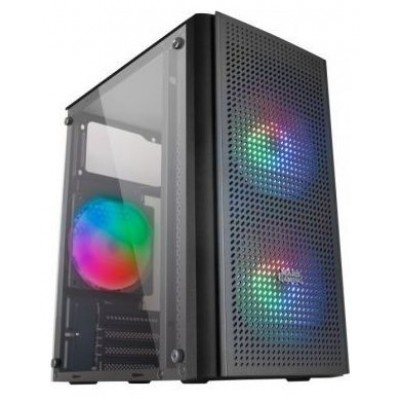 Caja Microatx Gaming Mars Gaming Mc300 Black Frontal