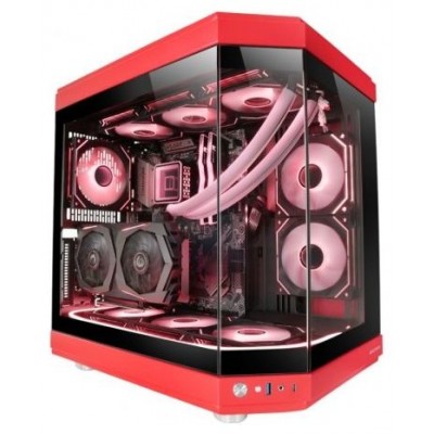 CAJA SEMITORRE ATX MC3T ROJO MARS GAMING (Espera 4 dias)