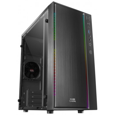 Caja Microatx Gaming Mars Gaming Mcm Black Frontal