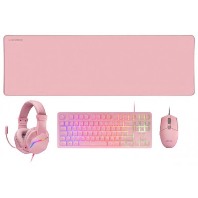 KIT COMBO PACK MCPRGB3 ROSA MARS GAMING (Espera 4 dias)