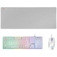 Mars Gaming Combo MCPX GAMING 3IN1 RGB WHITE PT