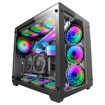 Caja E-atx Torre Gaming Mars Gaming Mcv3 Black Xxl