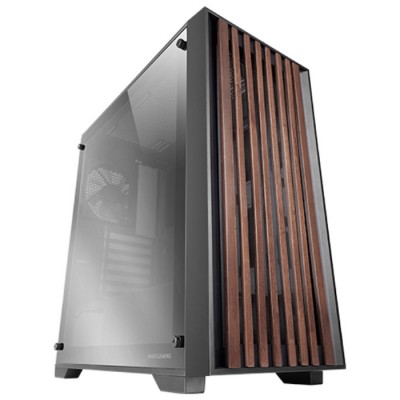 CAJA SEMITORRE ATX MC-WOODC NEGRO MARS GAMING (Espera 4 dias)