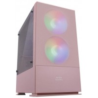 CAJA MICROATX GAMING MARS GAMING MCZ PINK FRONTAL MESH