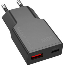 CARGADOR USB GAN MARS GAMING MD-GAN30 30W 1xUSB-C CARGADOR USB GAN MARS GAMING MD-GAN30 30W 1xUSB-C