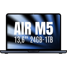 MACBOOK AIR APPLE 13"" M5 24GB 10CORE GPU MEDIANOCHE 1TB (Espera 4 dias) MACBOOK AIR APPLE 13"" M5 24GB 10CORE GPU MEDIANOCHE 1TB (Espera 4 dias)