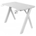 Mesa Mars Gaming Mgd Rgb Blanca Chasis Acero Tablero