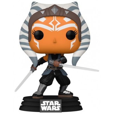 FUNKO POP STAR WARS THE MANDALORIAN AHSOKA CON SABLES