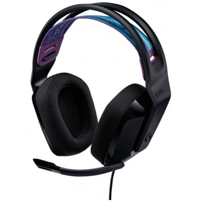 Headset Gaming Logitech G335 Wired Color Negro