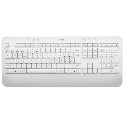 Teclado Logitech Bluetooth K650 Signature Color Blanco