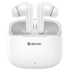 AURICULARES BLUETOOTH DENVER TWE-48W INALAMBRICOS BLANCOS AURICULARES BLUETOOTH DENVER TWE-48W INALAMBRICOS BLANCOS