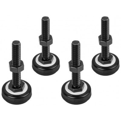 SET LANBERG 4 PATAS M10 PARA ARAMRIOS RACK