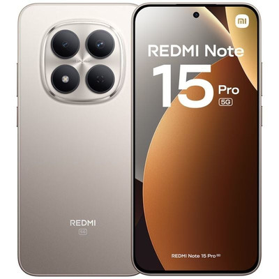 SMARTPHONE REDMI NOTE 15 PRO 5G (12+512GB) TITANIO XIAOMI (Espera 4 dias)