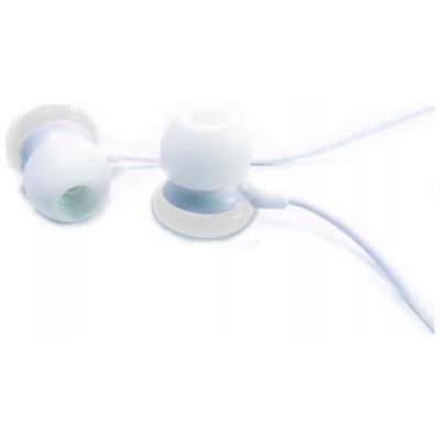 AURICULARES GEMBIRD MHP-EP-001-W BLANCOS ALAMBRICO JACK 3.5MM