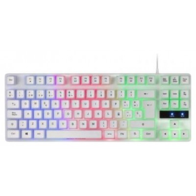 Teclado Mars Gaming Mk02 White TamaÃ±o