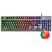 Teclado En Portugues Hibrido H-mecanico Mars Gaming