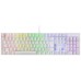 TECLADO MECANICO MARS GAMING MK422 WHITE SWITCH AZUL