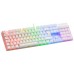 TECLADO MECANICO MARS GAMING MK422 WHITE SWITCH AZUL