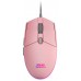 MOUSE MARS GAMING RGB MMG PINK 3200DPI 6 BOTONES