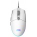 MOUSE MARS GAMING RGB MMG WHITE 3200DPI 6 BOTONES