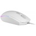 MOUSE MARS GAMING RGB MMG WHITE 3200DPI 6 BOTONES