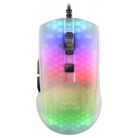 Mouse Mars Gaming Rgb Mmr Translucido White 12800dpi