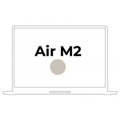 MACBOOK AIR APPLE 15"" M2 10CORE GPU STARLIGHT 256GB MQKU3Y/A (Espera 4 dias)