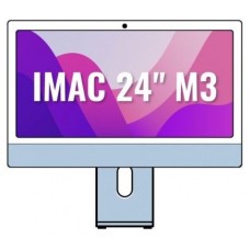 iMAC APPLE 24"" RETINA 4.5K M3 8CORE+GPU 10CORE 256GB BLUE MQRQ3Y/A (Espera 4 dias)