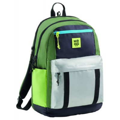 MOCHILA TRIPLE AMSTERDAM RECICLADA RIDER GREEN MIQUELRIUS MR19331 (Espera 4 dias)