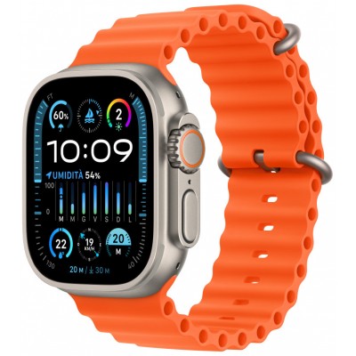 APPLE WATCH ULTRA 2 CAJA TITANIO GPS+CELL 49mm CORREA OCEAN ORANGE (Espera 4 dias)