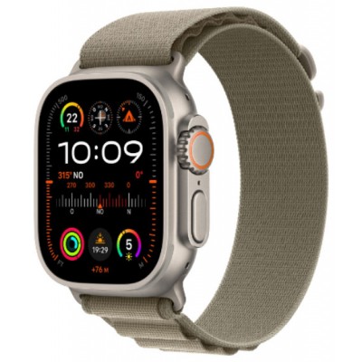 APPLE WATCH ULTRA 2 CAJA TITANIO GPS+CELL 49mm CORREA LOOP OLIVE ALPINE TALLA M (Espera 4 dias)