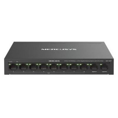 SWITCH POE+ NO GESTIONABLE MERCUSYS MS110CP 10P 8xRJ45 SWITCH POE+ NO GESTIONABLE MERCUSYS MS110CP 10P 8xRJ45